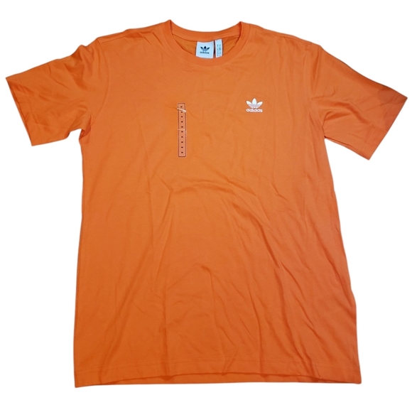 Adidas Men's Orange Tee Shirt Medium New - Picture 1 of 3